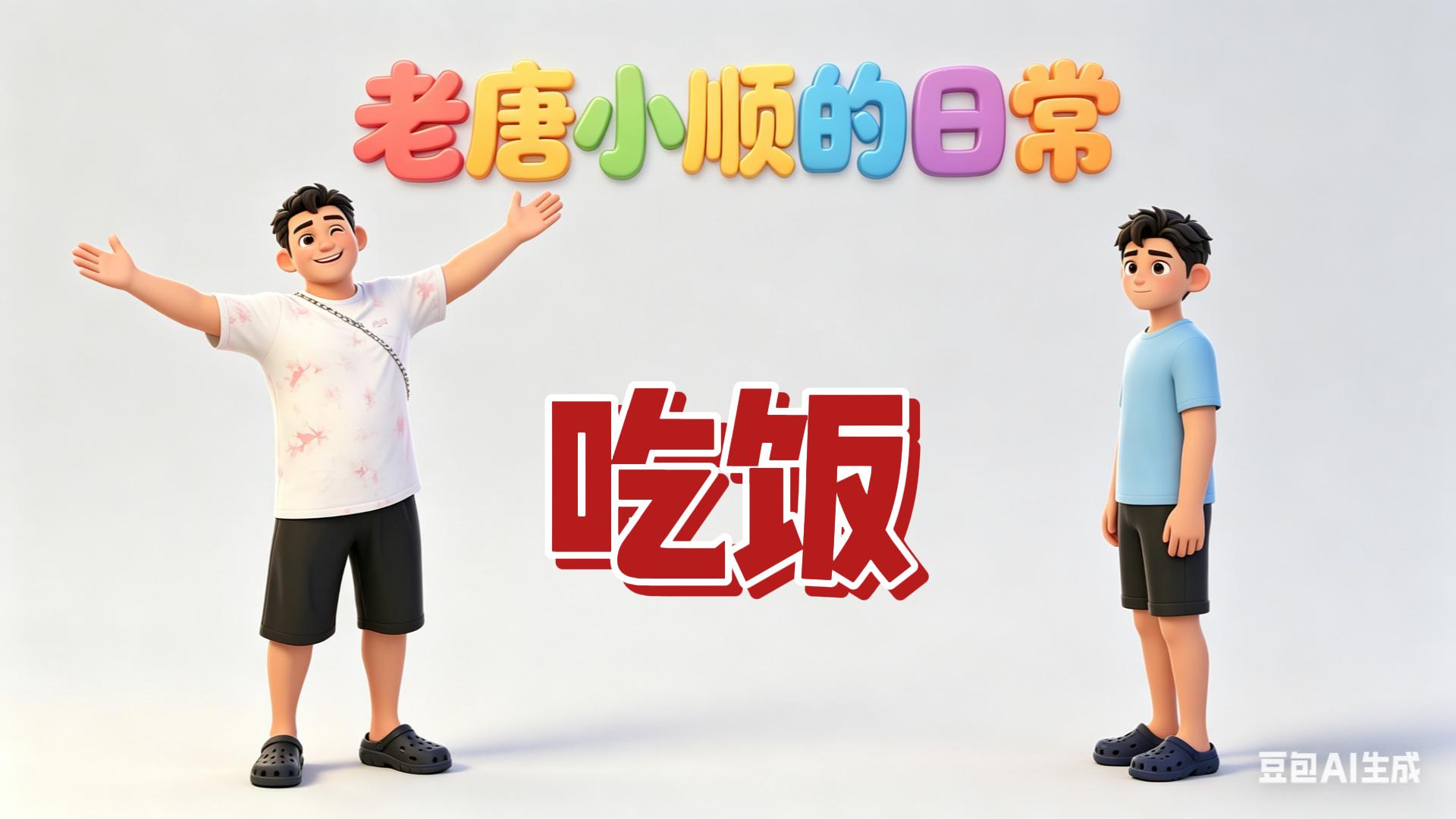 老唐小顺的日常-吃饭